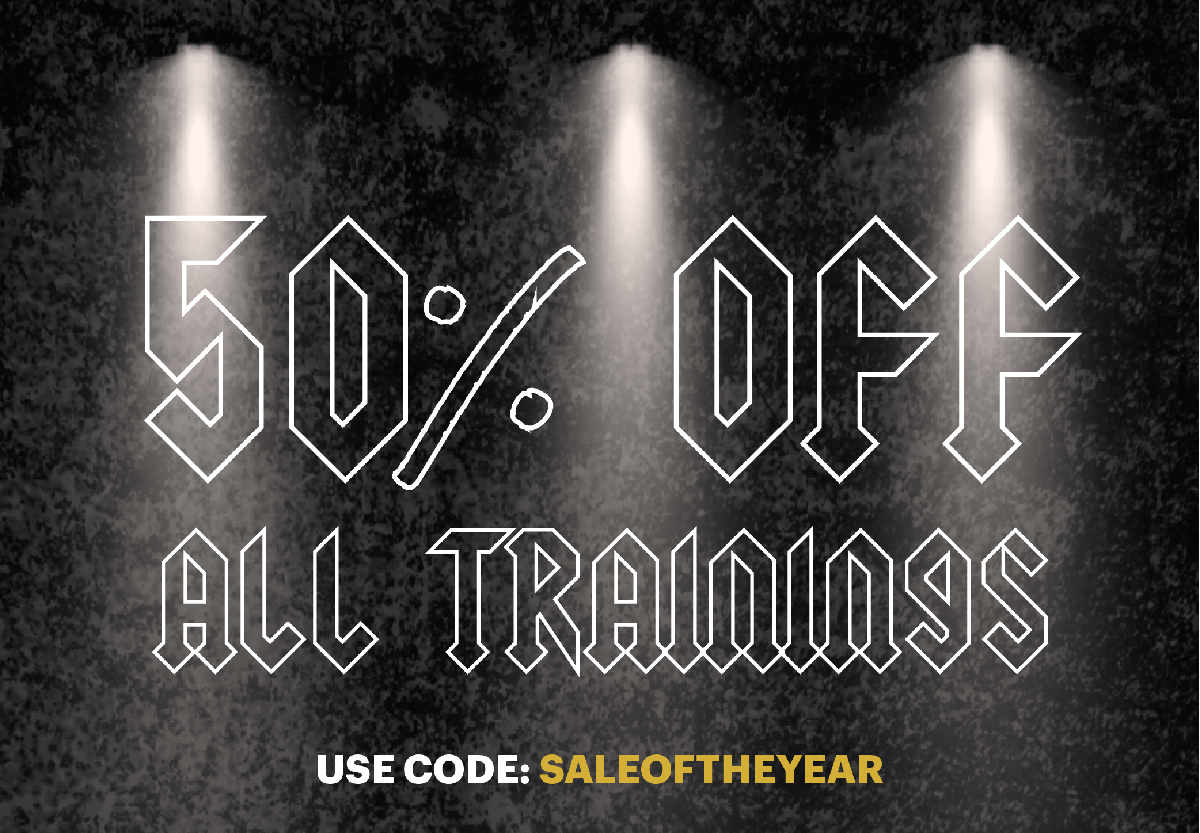 50% Off All Trainings | Use Code: SALEOFTHEYEAR